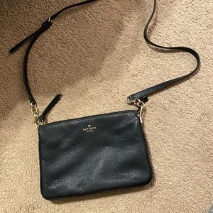 Kate Spade Black Leather Crossbody